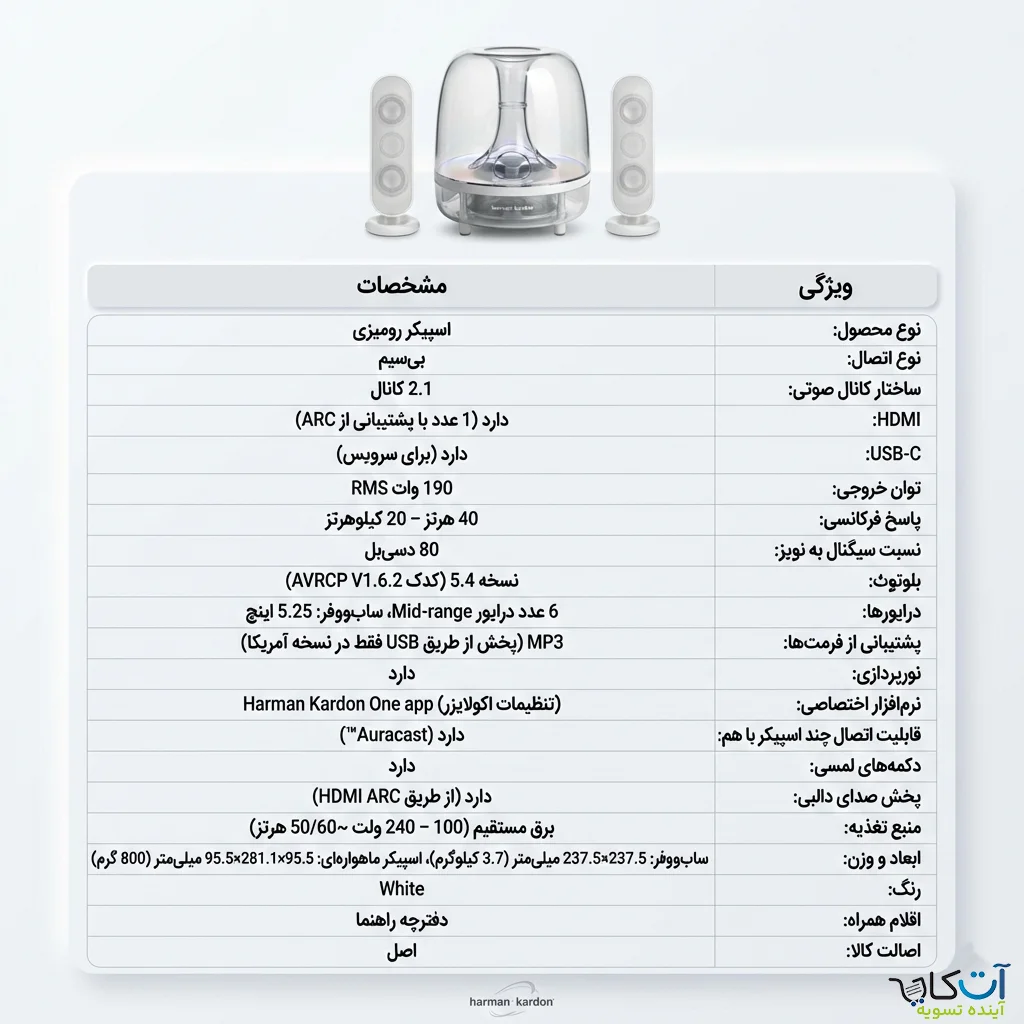 مشخصات ساند استیک 5